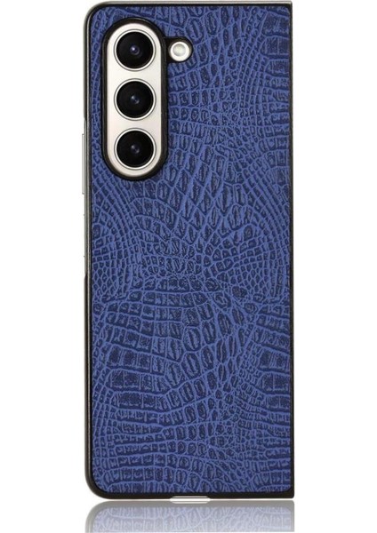Samsung Galaxy Z Için Şık Klasik Durumda Kat 5 Klasik Timsah Moda (Yurt Dışından)