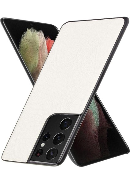 Samsung Galaxy S21 Ultra Klasik Timsah Kapak Için Şık Klasik Kılıf (Yurt Dışından) fiyatları