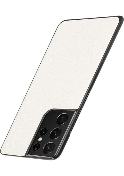 Samsung Galaxy S21 Ultra Klasik Timsah Kapak Için Şık Klasik Kılıf (Yurt Dışından) modelleri