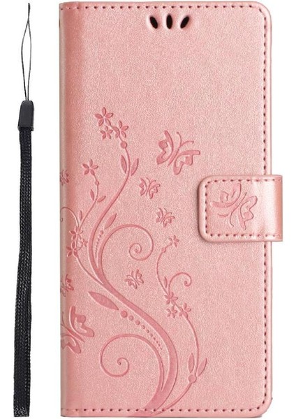 Oppo Için Filp Durumda A78/OPPO Pu Deri Kickstand Bilek Kayışı Kart Tutucu (Yurt Dışından) fiyatları