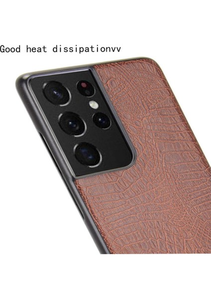 Samsung Galaxy S21 Ultra Klasik Timsah Kapak Için Şık Klasik Kılıf (Yurt Dışından) indirimleri
