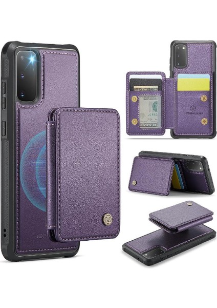 Samsung Galaxy S20 Için Kılıf Standı Fonksiyonu 2 In 1 Işlevsellik Cüzdan (Yurt Dışından)