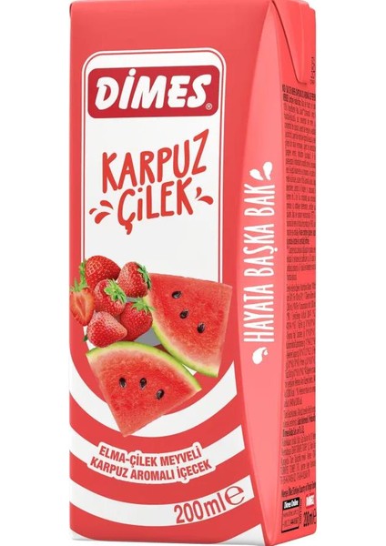 Karpuz ve Çilekli Içecek 200 ml x 27 Adet