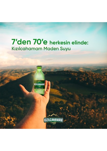 Çamlık Doğal Maden Suyu Sade 200 ml x 6 Adet