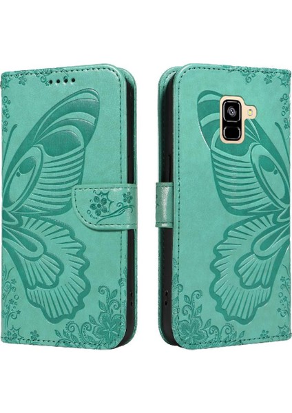 Samsung Galaxy A6 Ayrılabilir El Kayışı li Deri Için Flip Case (Yurt Dışından) modelleri