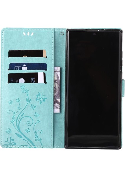 Samsung Galaxy S22 Için Filp Durumda Ultra 5g Bilek Kayışı Kart Tutucu Pu (Yurt Dışından)