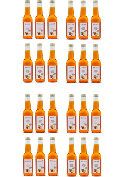 Sıkma Şeftali Suyu 250 ml x 24 Adet