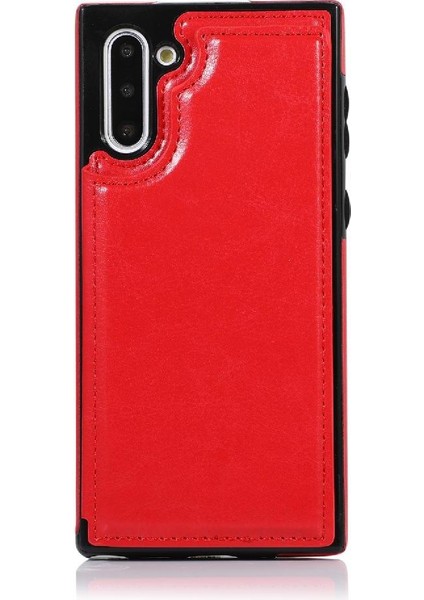 Samsung Galaxy NOTE10 Kickstand Pu Deri Kart Yuvaları ile Cüzdan Kılıf (Yurt Dışından) modelleri