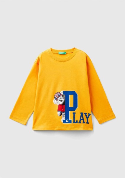 Erkek Bebek Uzun Kol Tshirt 10F3