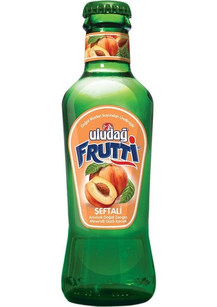 Frutti Şeftali Aromalı Maden Suyu 200 ml x 24 Adet