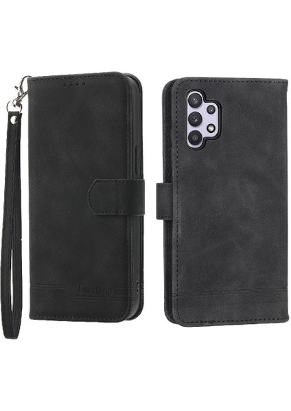 Samsung Galaxy A32 5g Manyetik Kapatma Premium Bileklik Için Flip Case (Yurt Dışından) modelleri