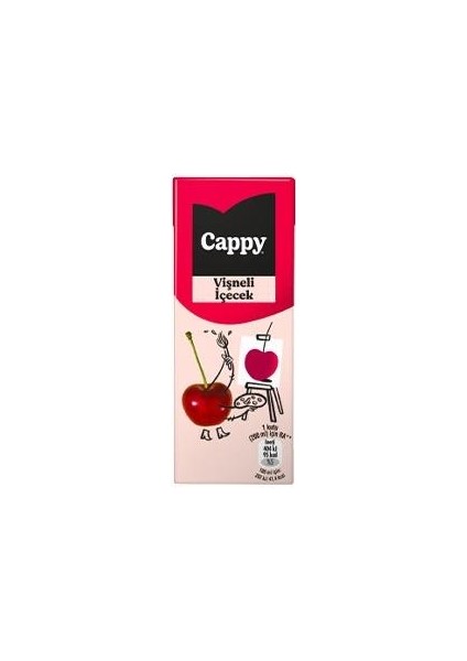 Bahçe Vişneli Içecek 200 ml x 27 Adet