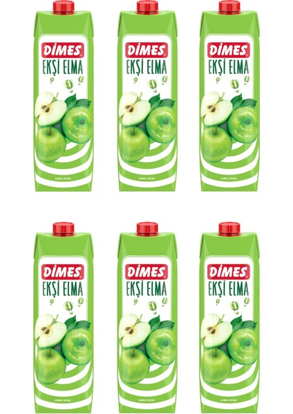 Ekşi Elmalı Içecek 1 lt x 6 Adet