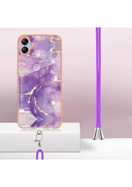 Samsung Galaxy A04E Mermer Anti-Scratch Yumuşak Crossbody Kordon Için Kılıf (Yurt Dışından) indirimleri