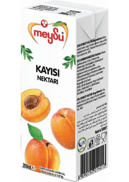 Kayısı Nektarı 200 ml x 6 Adet