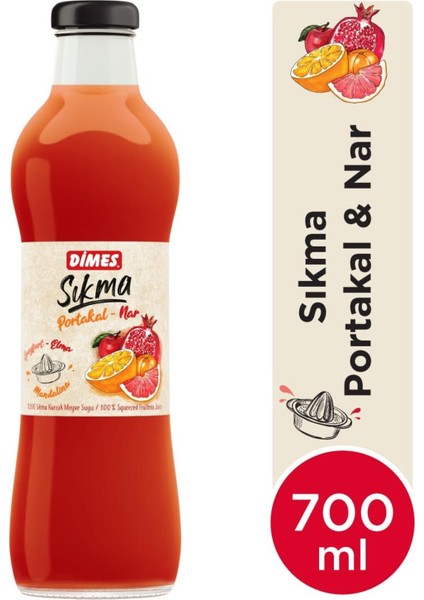 Sıkma Portakal - Nar Suyu 700 ml