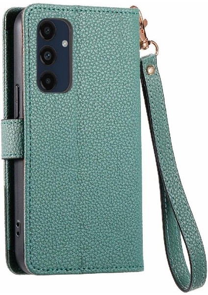 Samsung Galaxy M55 Fermuar Aşk Deri Kılıf Cüzdan Için Flip Case (Yurt Dışından)