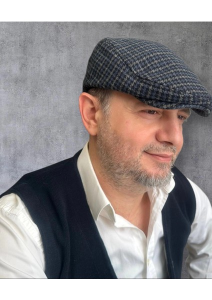 Erkek London Model Kasket Şapka