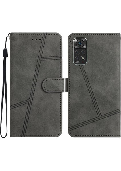 Xiaomi Redmi Not 11 Için Flip Case 4g Tam Koruma Kartı Yuvaları Tutucu Pu (Yurt Dışından)