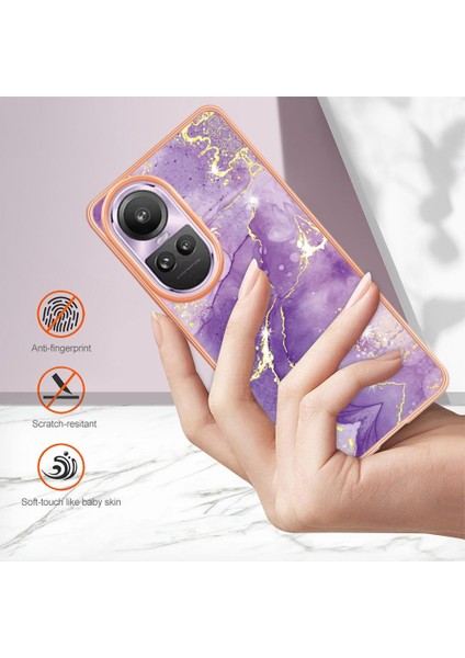 Oppo Oppo 10 Pro 5g Koruma Için Kılıf Mermer Desen Ince Tpu Yumuşak Tampon (Yurt Dışından)