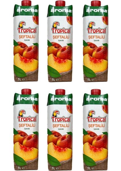 Tropical Şeftalili Içecek 1 lt x 6 Adet