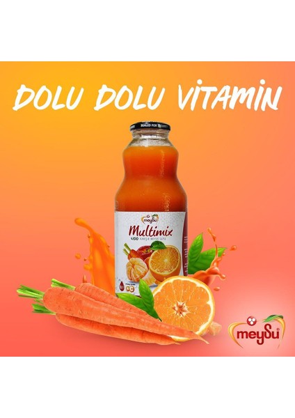 Multimix Karışık Meyve Suyu 1 lt x 6 Adet