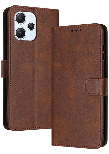 Xiaomi Poco M6 Pro 5g Için Flip Case Kickstand ile Kart Yuvası ile Toka (Yurt Dışından)