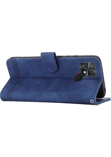 Xiaomi Poco C40 Premium Nakit Cep Kart Yuvaları Bileklik Için Flip Case (Yurt Dışından)