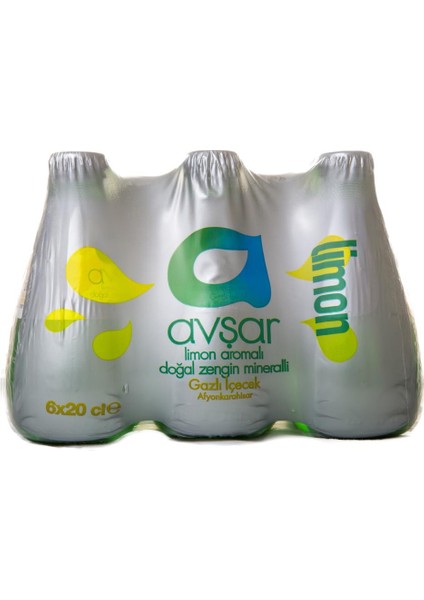 Limon Aromalı Maden Suyu 200 ml x 6 Adet