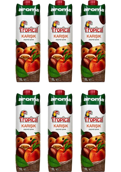 Tropical Karışık Meyveli Içecek 1 lt x 6 Adet