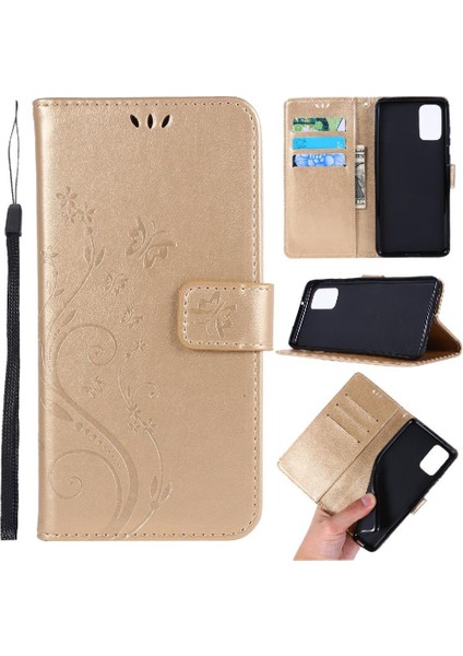 Samsung Galaxy S20 Artı Bilek Kayışı Manyetik Kapatma Kartı Pu Için Filp Durumda (Yurt Dışından)