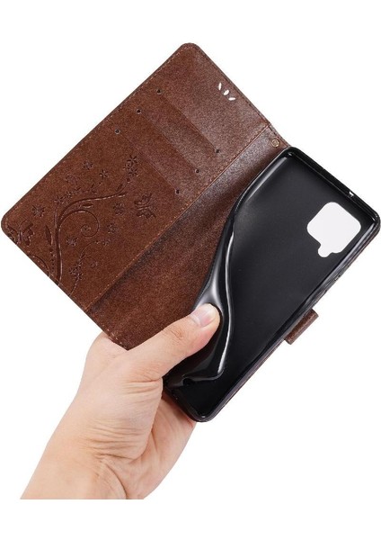 Samsung Galaxy Filp 5g Için Filp Durumda Kart Tutucu Kickstand Bilek Kayışı Pu (Yurt Dışından)