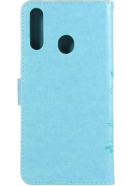 Samsung Galaxy A20S Kickstand Pu Deri Kart Tutucu Bilek Için Filp Durumda (Yurt Dışından) indirimleri