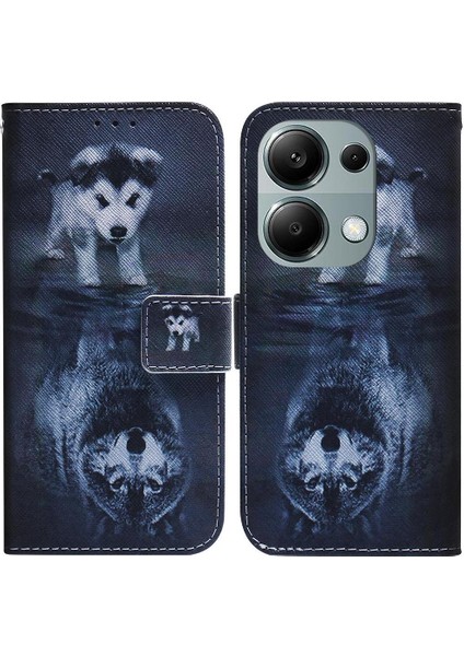 Xiaomi Redmi Not Için Flip Case 13 Pro 4g Kart Yuvaları Pu Deri Boyalı (Yurt Dışından)
