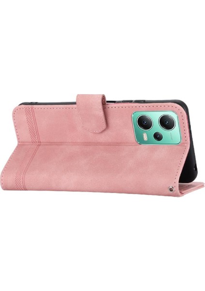 Xiaomi Redmi Not 12 Için Flip Case 4g Kart Yuvaları Bileklik Premium Nakit (Yurt Dışından)