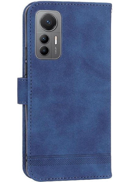 Xiaomi 12 Pro Manyetik Kapatma Bileklik Kart Yuvaları Premium Için Flip Case (Yurt Dışından)