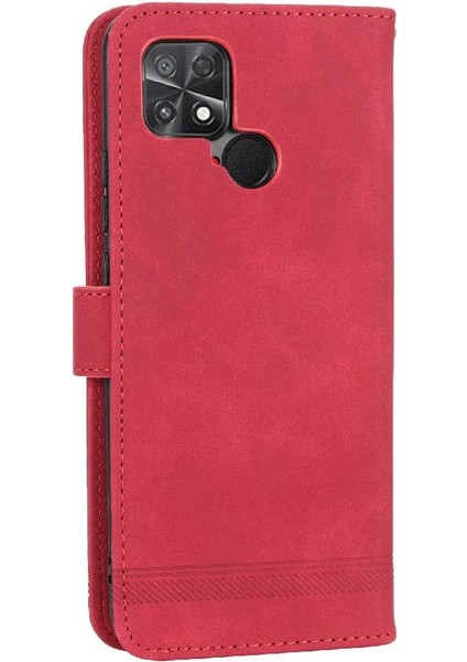 Xiaomi Poco C40 Premium Nakit Cep Kart Yuvaları Bileklik Için Flip Case (Yurt Dışından)