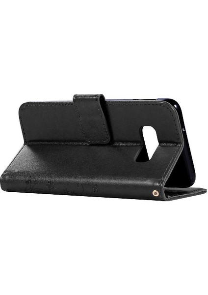 Samsung Galaxy S10E Bilek Kayışı Kart Tutucu Kickstand Pu Için Filp Durumda (Yurt Dışından)