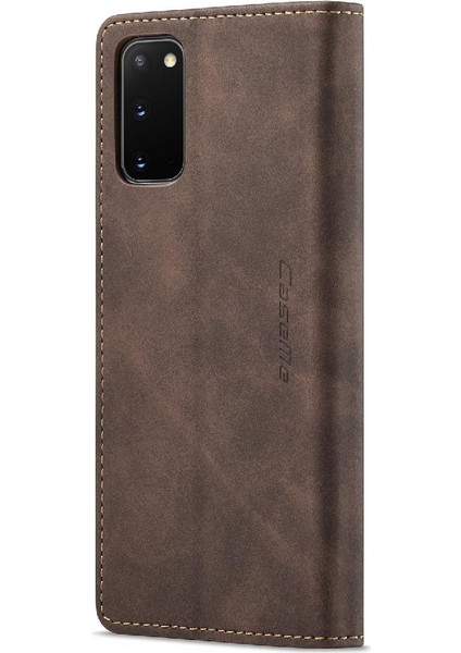 Samsung Galaxy S20 Için Flip Case Vintage Pu Deri Cüzdan Flip Folio Kitap (Yurt Dışından)