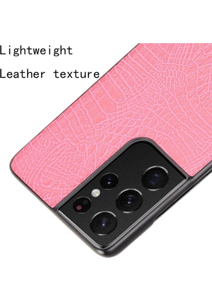 Samsung Galaxy S21 Ultra Klasik Timsah Kapak Için Şık Klasik Kılıf (Yurt Dışından) fiyatları