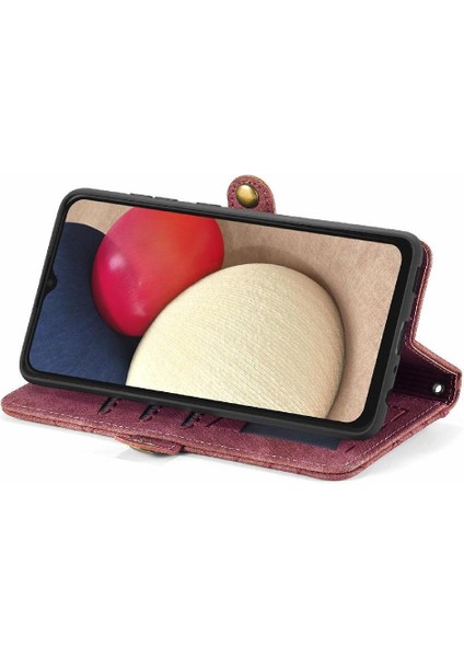 Samsung Galaxy A02S Cüzdan Için Flip Case Basit Iş Kapak Kılıfı (Yurt Dışından) indirimleri