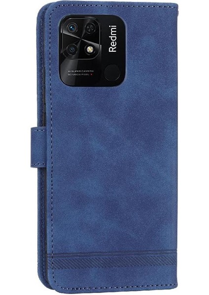Xiaomi Redmi 10C Bileklik Kart Yuvaları Nakit Cep Premium Için Flip Case (Yurt Dışından)