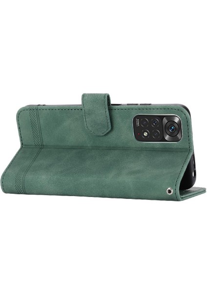 Xiaomi Redmi Not 11 Için Flip Case 5g Bileklik Kart Yuvaları Premium Nakit (Yurt Dışından)