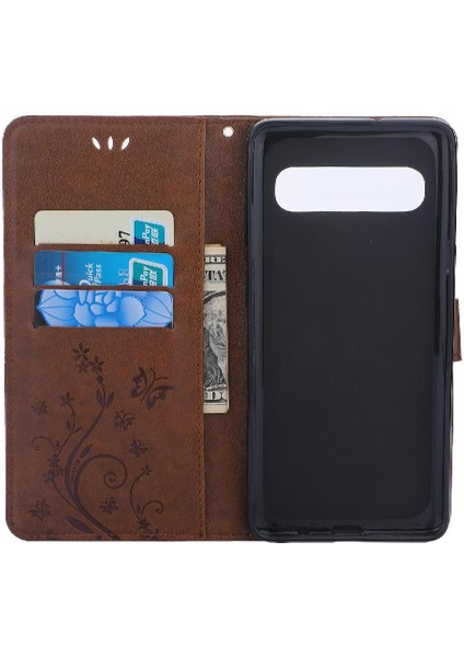Samsung Galaxy S10 Için Kickstand Durumda Bilek Kayışı Manyetik Kapatma Pu (Yurt Dışından) modelleri