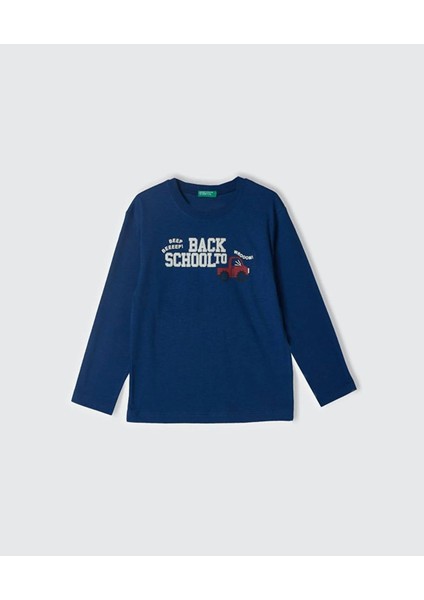 Erkek Bebek Uzun Kol Tshirt 10FL