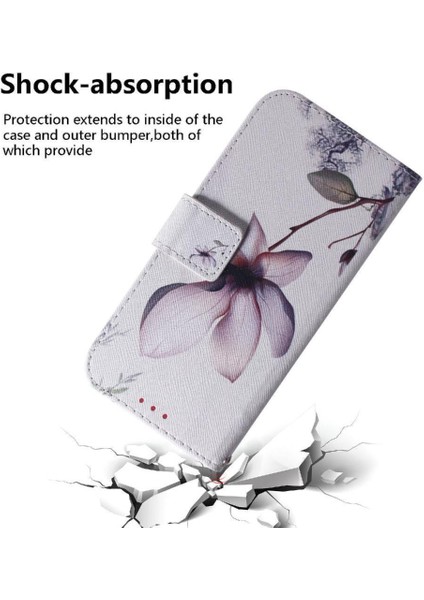Xiaomi Poco M6 4g Manyetik Kapatma Kart Yuvaları Cüzdan Pu Için Flip Case (Yurt Dışından)