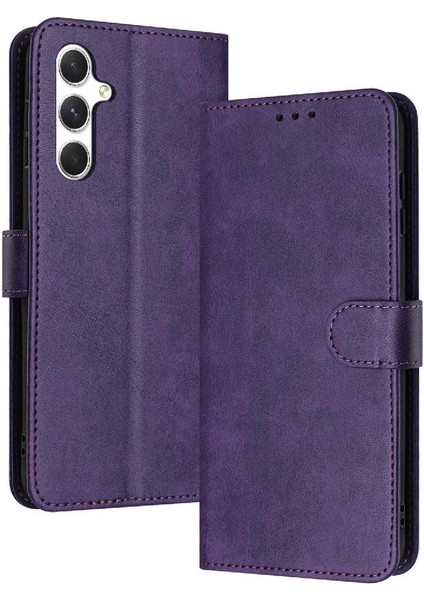 Toka Kickstand Pu Deri ile Samsung Galaxy A54 5g Için Flip Case (Yurt Dışından)