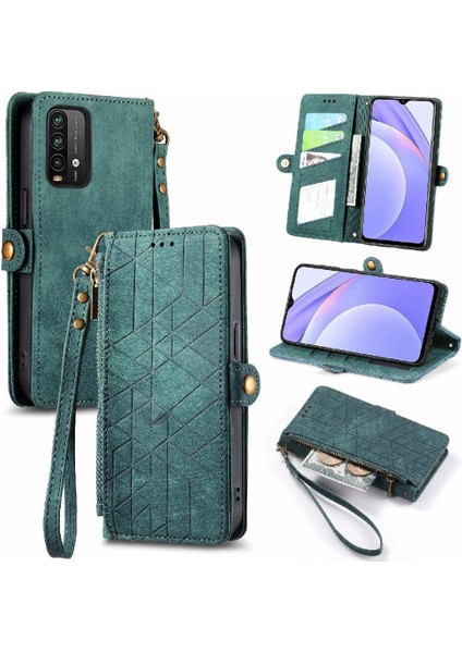 Xiaomi Redmi Not 9 Için Flip Case 4g Cüzdan Darbeye Deri Kılıf Kapak (Yurt Dışından)