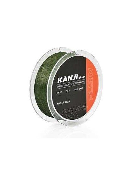Kanji 8x 150MT Moss Green Pe Line 0.165MM fiyatları