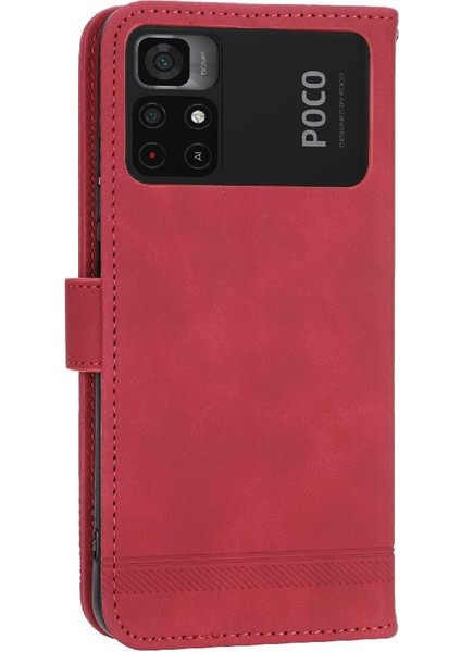 Xiaomi Poco X4 Pro 5g Manyetik Kapatma Nakit Cep Premium Için Flip Case (Yurt Dışından)
